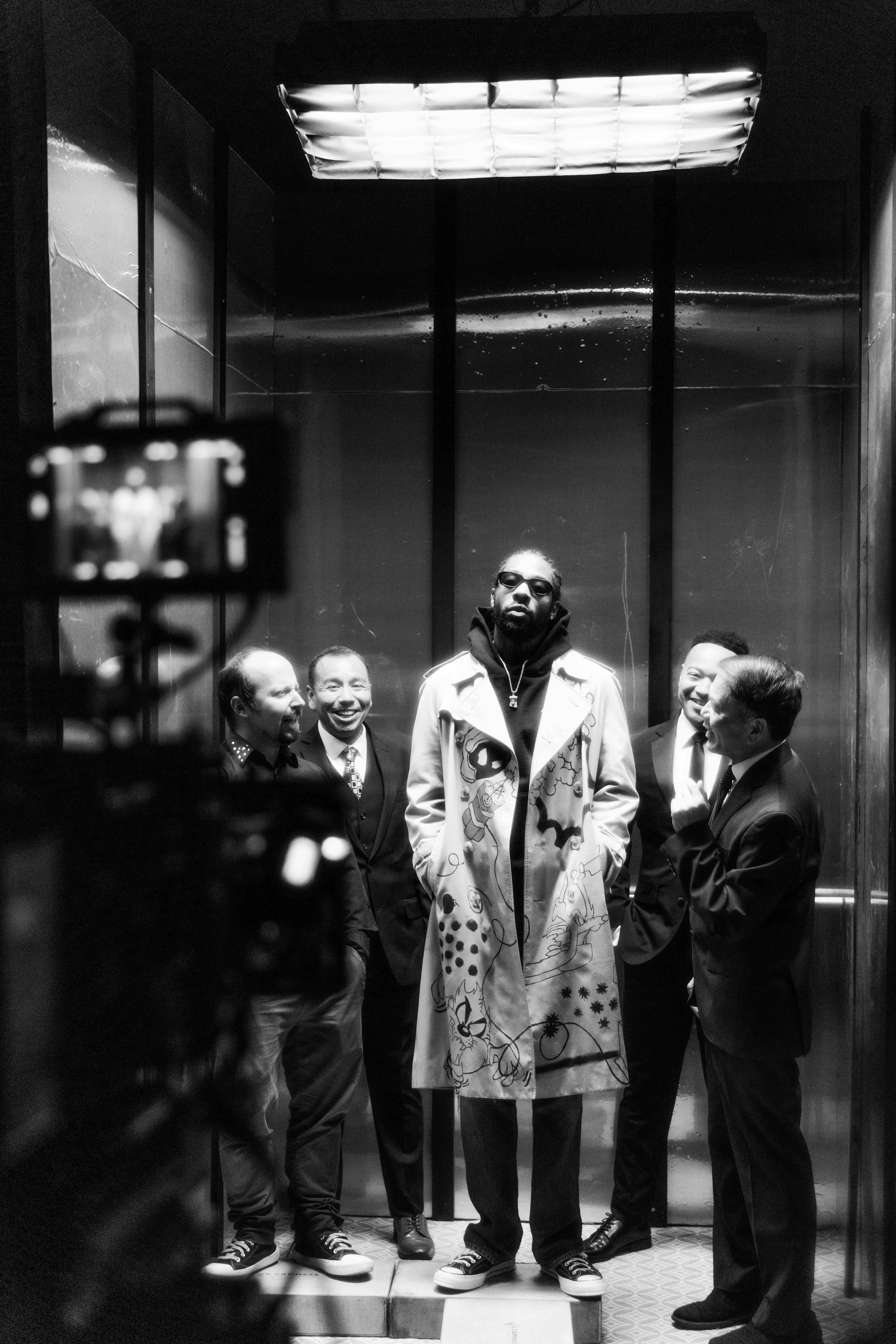 Behind the scenes